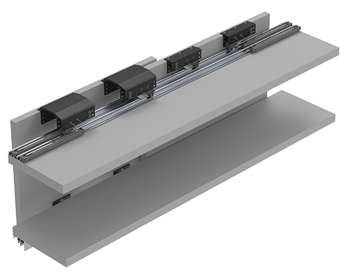 DOMINUS Sistema deslizante para portas de armário